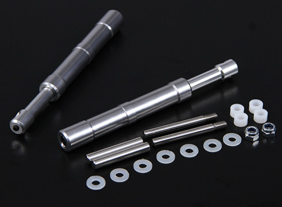 Alloy 100mm Straight Main Oleo Struts for 5mm Mounting Pin (2pc)
