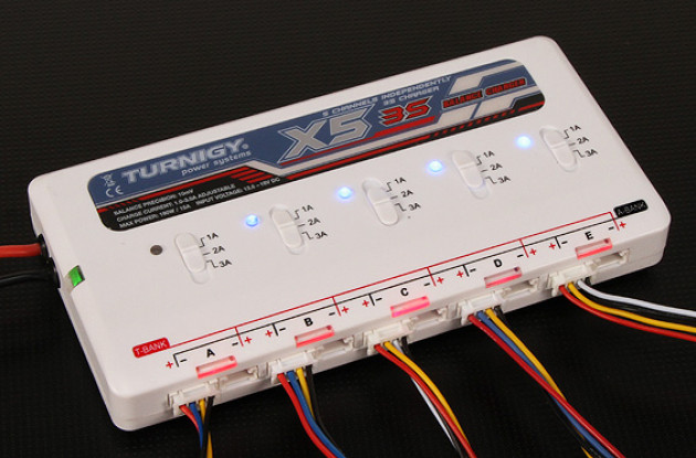 Turnigy X5 3S 5 port Lithium polymer Battery Charger