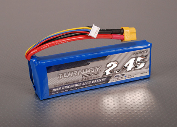 Turnigy 2450mAh 3S 30C Lipo Pack