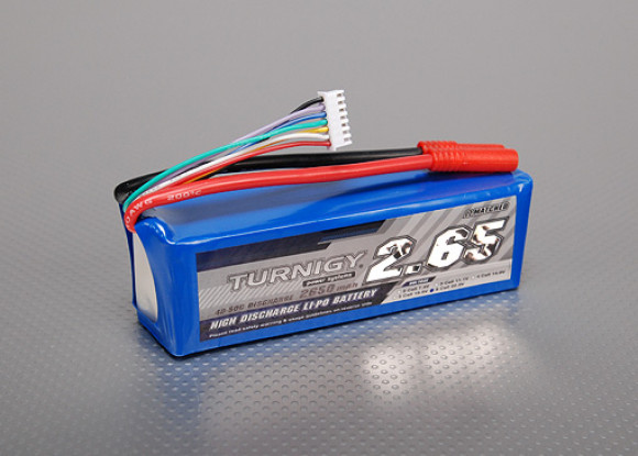 Turnigy 2650mAh 6S 40C Lipo Pack