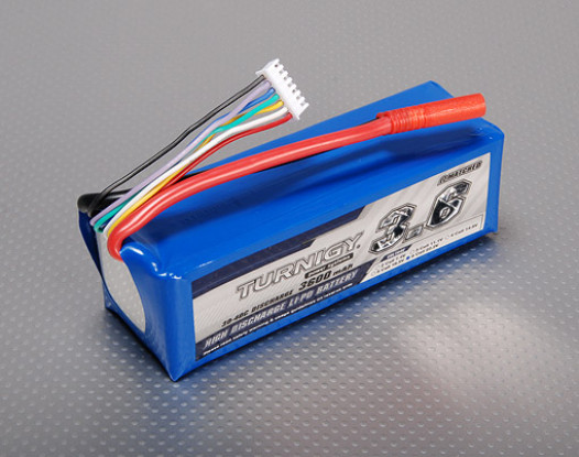 Turnigy 3600mAh 6S 30C Lipo Pack