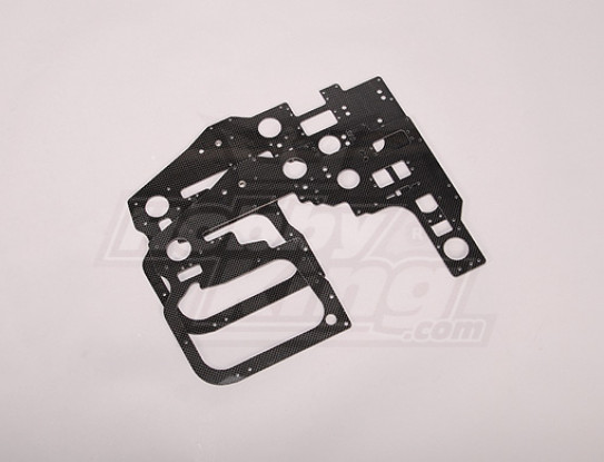 TZ-V2 .90 Size Nitro 3D Helicopter Replacement Carbon Main Frames