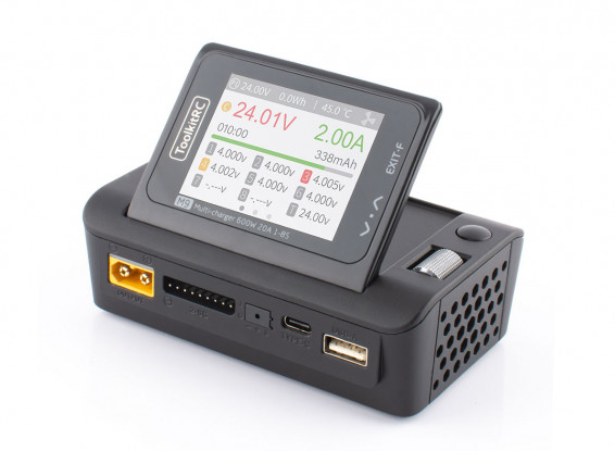 ToolkitRC M9 1~8S 20A 600W DC Multifunction Balance Charger/Discharger