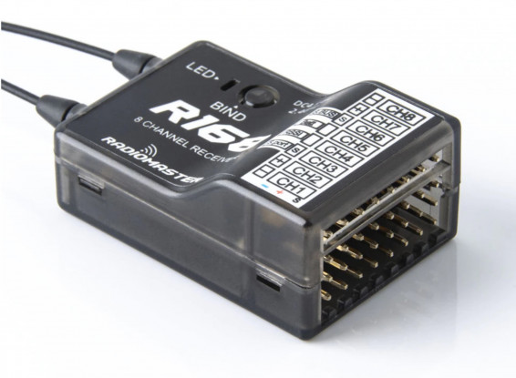 R161 16ch Frsky D16 Compatible Receiver with Sbus S.port RadioMaster