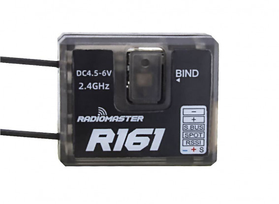 RADIOMASTER R161-D16 (LBT) 16ch SBUS/S.Port Receiver (Frsky D16 Compatible)