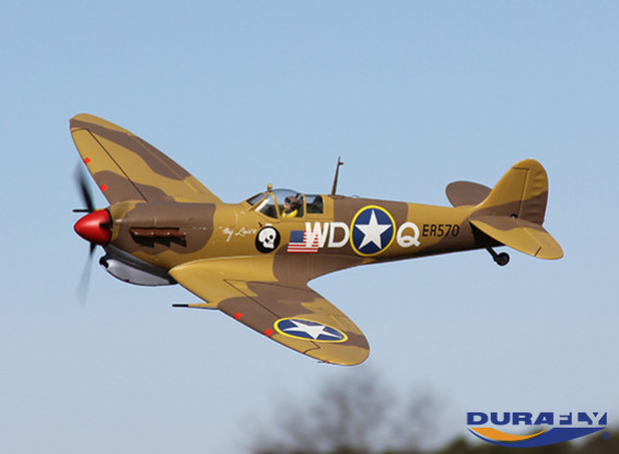Scratch and Dent Durafly™ Spitfire Mk5 1100mm (PnF) Desert Scheme
