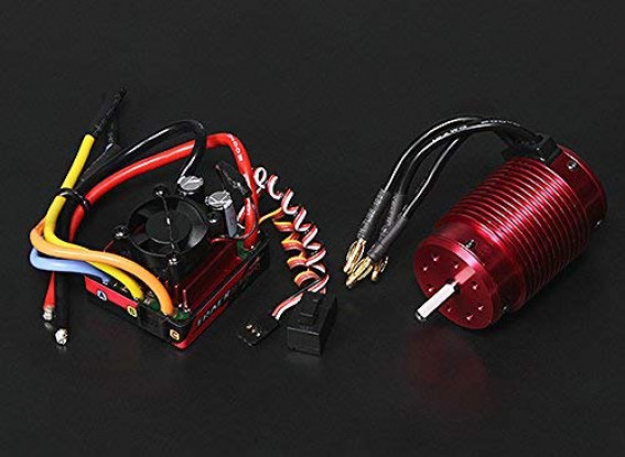 Turnigy TrackStar 2100KV/120A Waterproof 1/8 Brushless Power System 