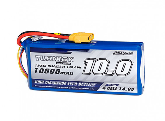 Turnigy-High-Capacity-10000mAh-4S-12C-Lipo-Pack-w-XT90-Battery-9067000392-0