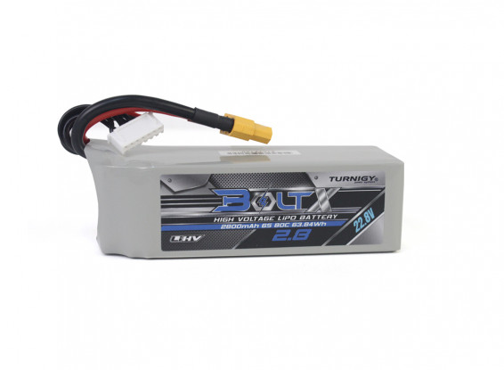 hvy lipo c Turnigy BoltX LiHV 6S 2800mAh 22.8V 80C LiPo Battery Pack w/XT60