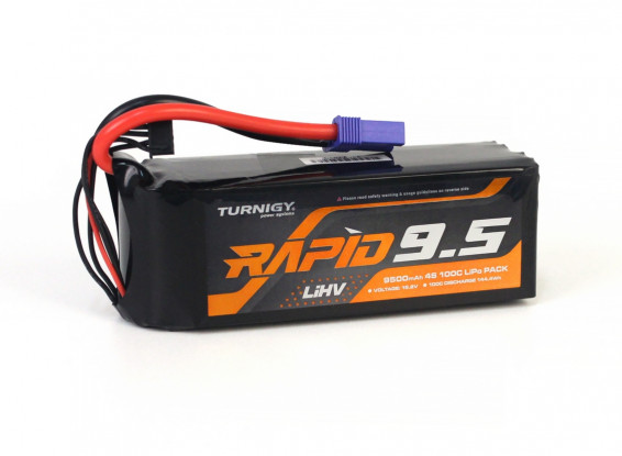 Qualpow 3S Lipo Battery 11.1V 9500mAh 120C With T Connector - RC Battery For Planes & Cars