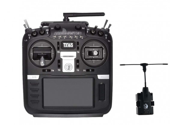 RADIOMASTER TX16S w/Hall Sensor Gimbals 2.4GHz 16ch Multi-Protocol OpenTx Transmitter and TBS CROSSFIRE MicroTx V2 Module