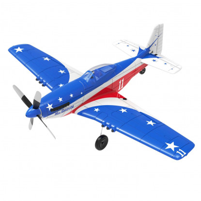 VolantexRC Mini Mustang P-51D EPP 400mm Wingspan 2.4G 4CH 6-Axis Gyro RC Airplane RTF