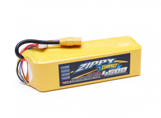 ZIPPY-Compact-4500mAh-6s-40c-LiPo-Pack-wXT90-9067000327-0