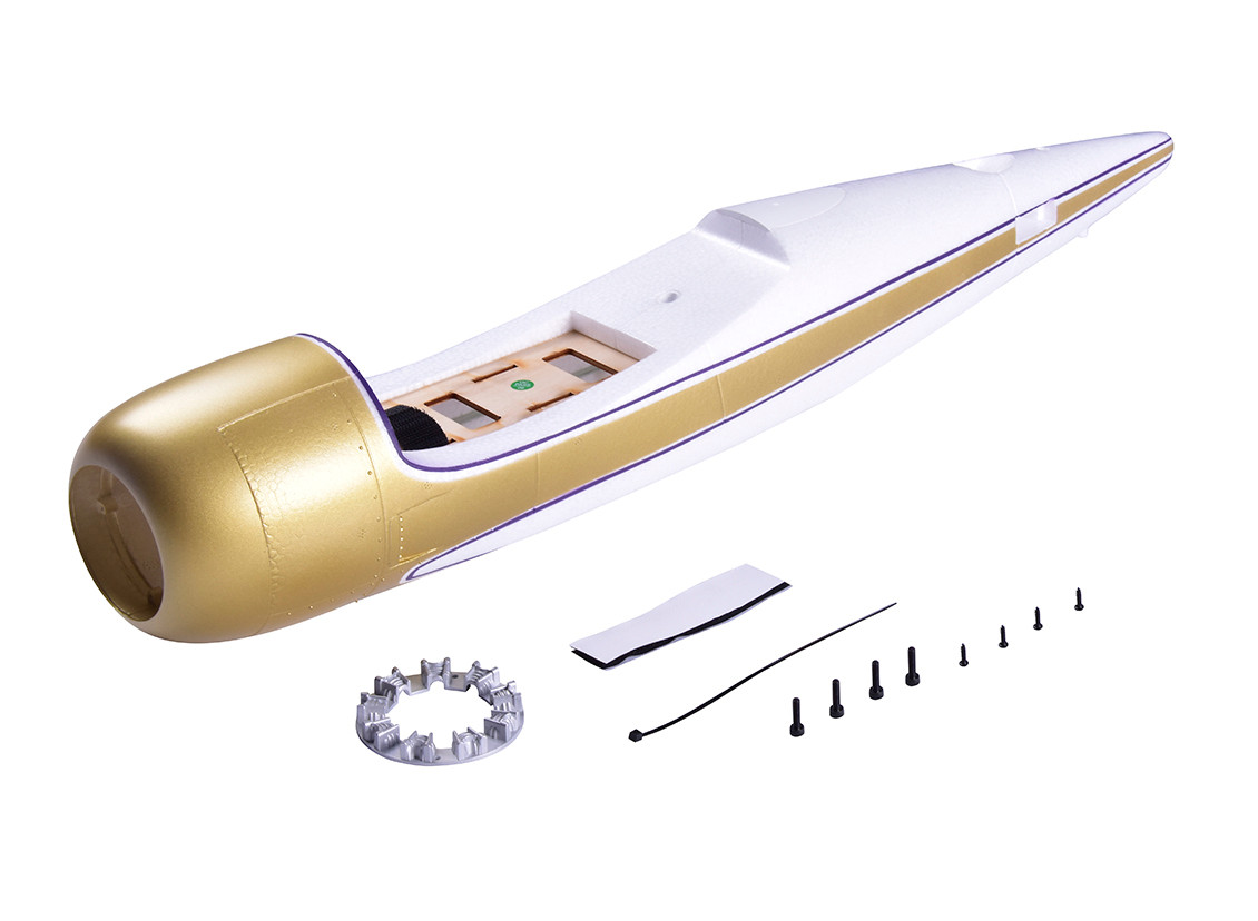 Pushy Cat Reno Racer Durafly Rare Bear Reno Racer 680mm Replacement Fuselage (Gold/White ...