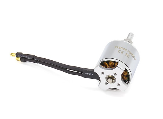 Replacement Motor D3648-700KV w/Motor Shaft