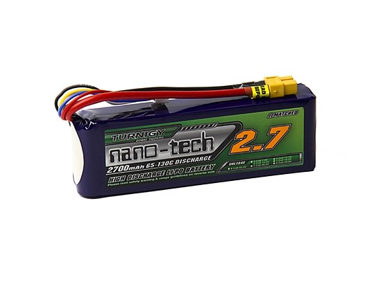 Turnigy 2800mAh 4S 14.8V 30C 60C Lipo Battery Pack w/EC3 E-Flite Compatible USA 
