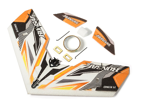 H King Bonsai Ii Epp Wing 600mm 24 Orange Kit Hobbyking