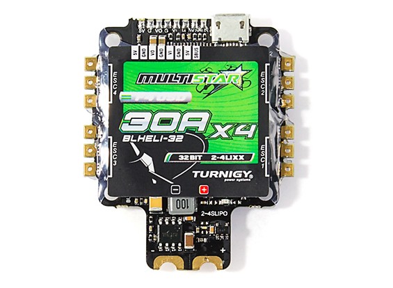 Turnigy Multistar 30a Blheli 32 4 In 1 Race Spec Esc W F4 Fc Osd Bec 2 4s