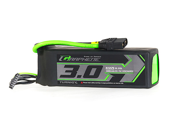 RC Turnigy Graphene Panther 1000mAh 6S 75C Battery Pack w//XT60