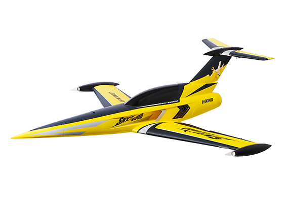 H King SkySword PNF 70mm 6S EDF Jet Yellow 990mm 40 HobbyKing