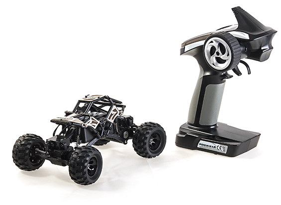 RTR BASHER ROCKSTA 1//24 MINI ROCK CRAWLER 4WS 4WD TRAIL TREKKER ALL METAL GEARS