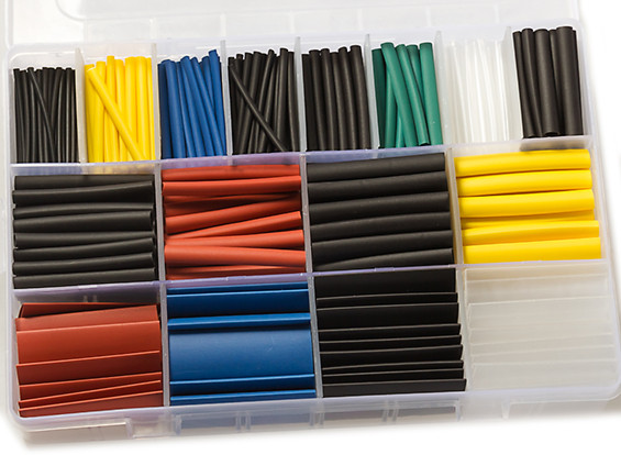 5 Colors Accessory Replacement 1 Halogen Free Heat Shrink Tubing Heat Shrink Tubes 530pcs Heat Shrink Tubing 8 Sizes Assortment 2
