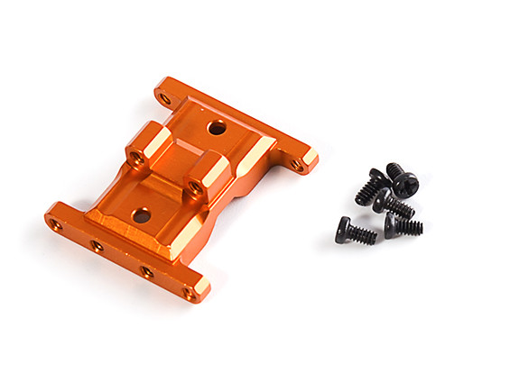Metal Center Skid Plate (Orange) - OH35A01 1/35 Rock Crawler Kit 