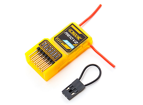 OrangeRx R610V2 DSM2 Compatible 6CH 2.4GHz Receiver w/CPPM | HobbyKing