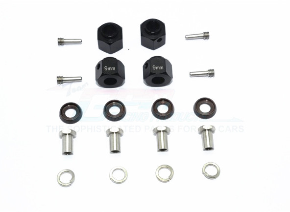 GPM Racing 7mm Thick Wheel Hex Adapters For Traxxas 4-Tec 2.0 (GT010-12X7MM-B)