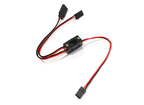 3 Way Power On/Off Switch With JR Receiver Cord For RC Boat Car Flight  JP 