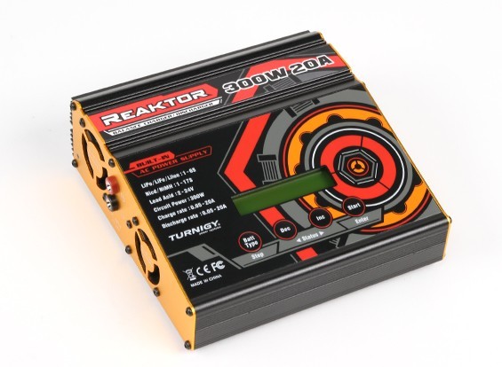 Turnigy REAKTOR 300W 20A 充電器 ミニ四駆 Turnigy Reaktor 300W 20A AC/DC Synchronous Balance Charger now