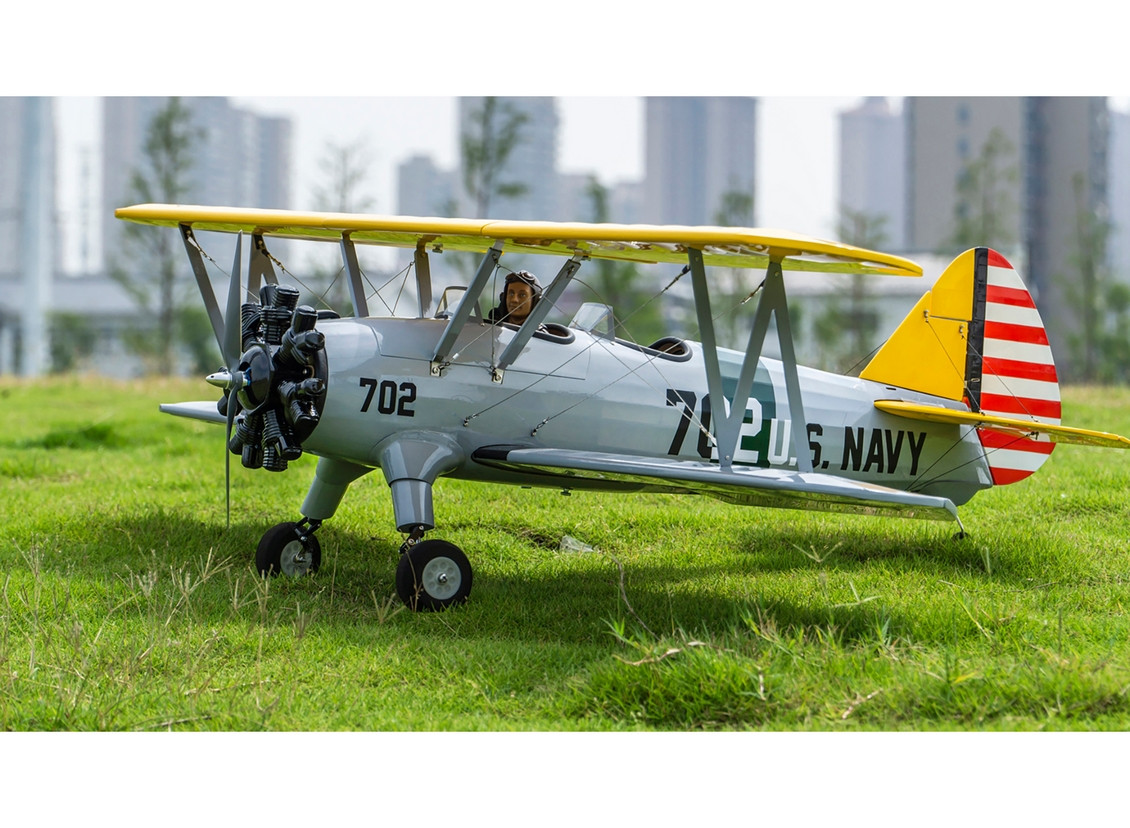 Dancing Wings Hobby (ARF) Boeing PT-17 Stearman Biplane Balsa 1400mm