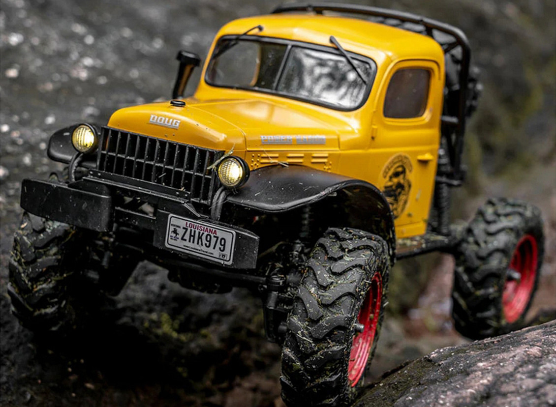 Camion RC 1/24 FMS FCX24 Power Wagon 4x4 Rock Crawler - Prêt à Rouler (RTR) - Radio 2.4GHz - Neuf
