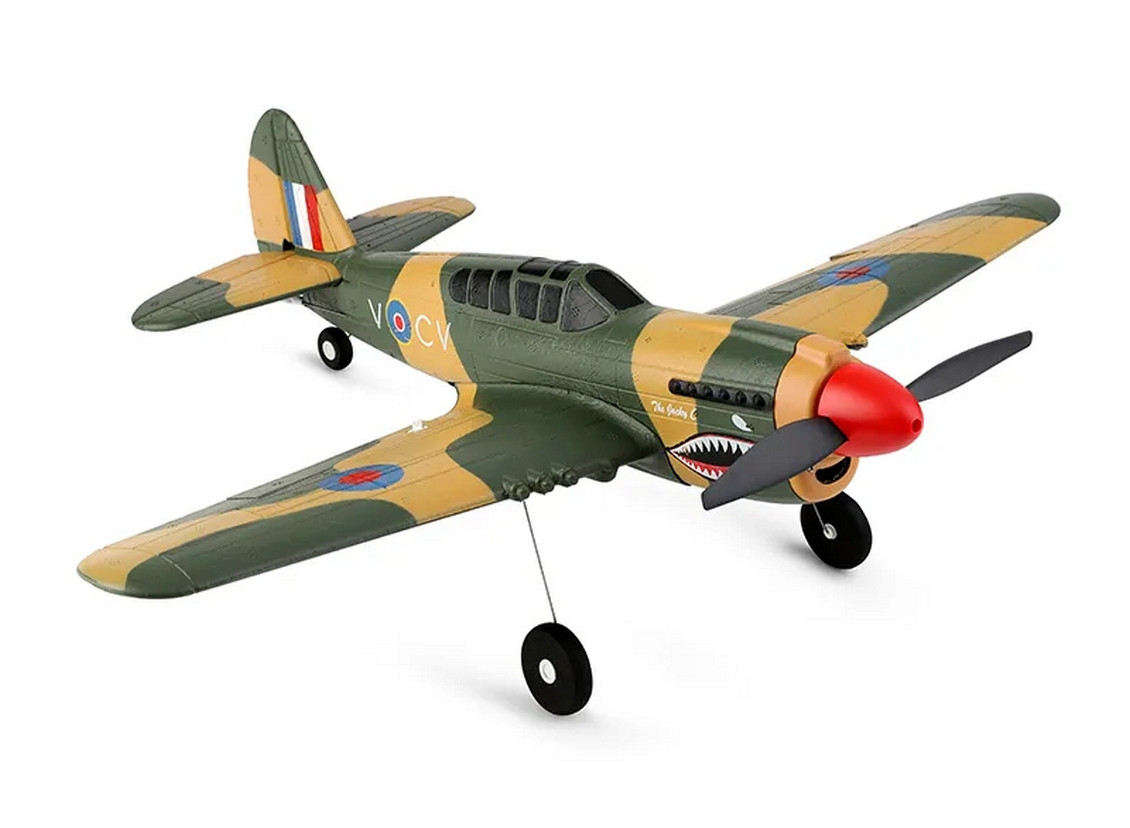 Avião Caça Guerra Controle Remoto P-40 Fighter A220 4CH em