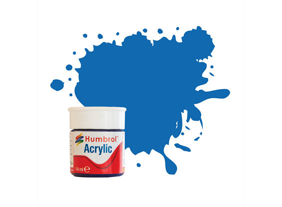 Peinture Humbrol N°52 Bleu Baltique Métal - 14ml Pour Maquettes