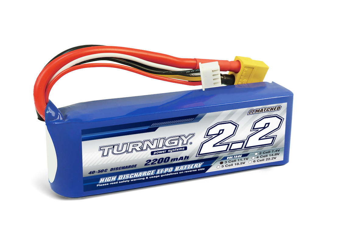 40 c 2200mah lipo 3s battery Turnigy 2200mAh 3S 40C LiPo Pack