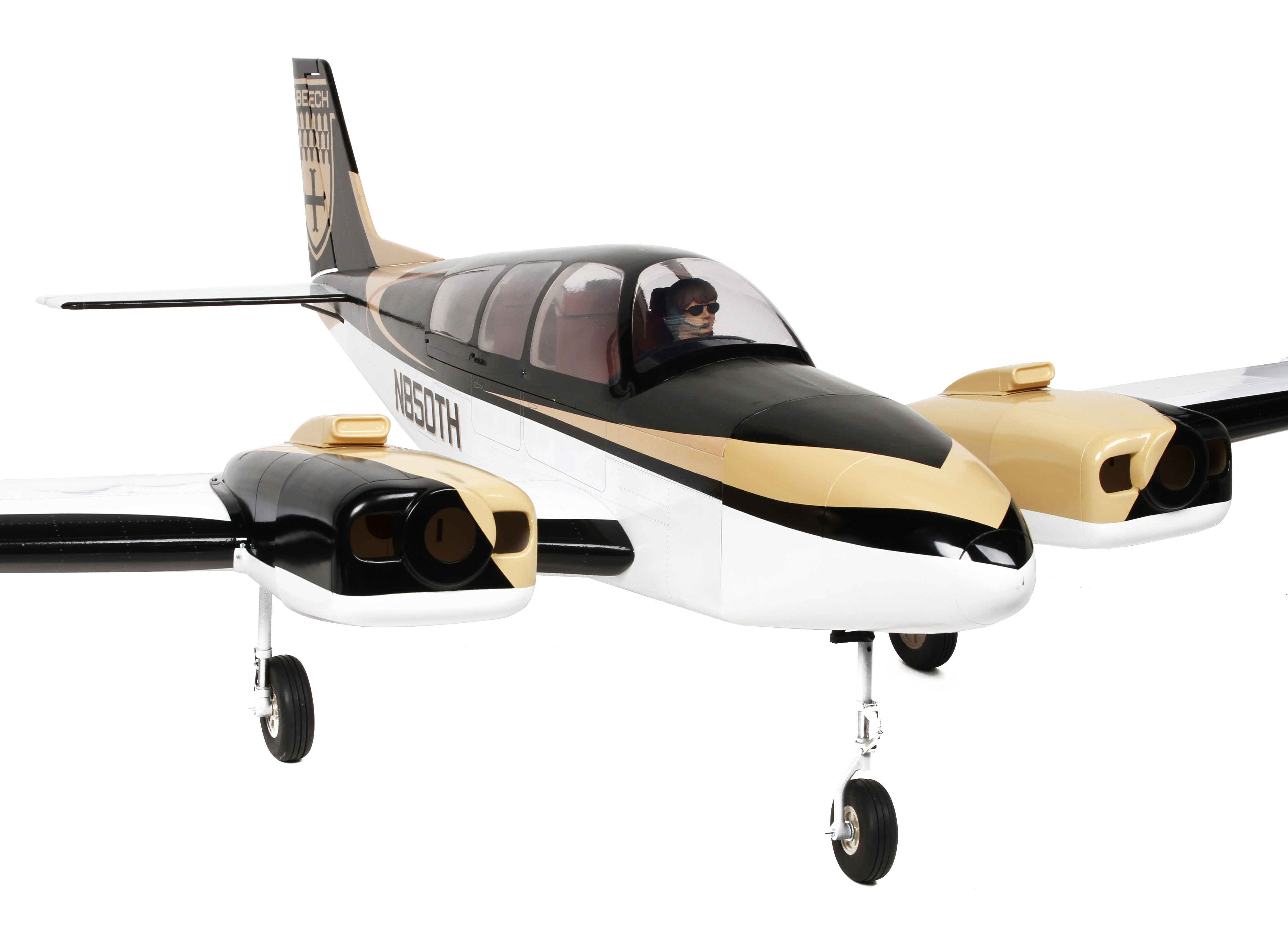 Pack Avion Ecotop Baron Rouge ARF env.1.57m avec motorisation - FLASH RC