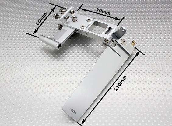 rc boat rudder assembly