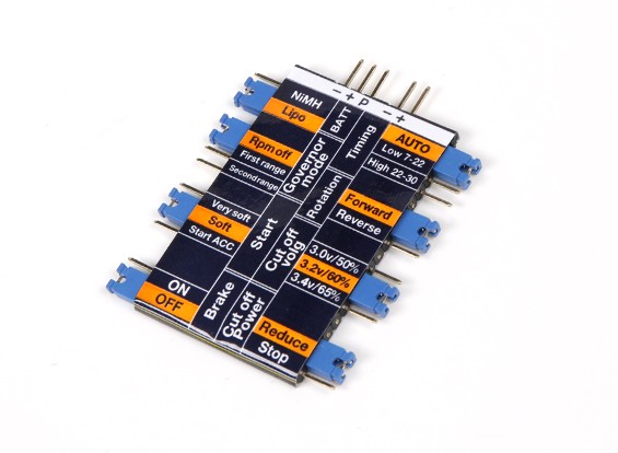 HobbyKing Programming card for BlueSeries Brushless Speed HobbyKing Programming card for BlueSeries Brushless Speed