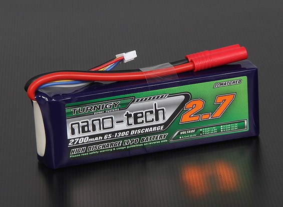 Turnigy nano-tech 1300mAh 4S 45~90C Lipo Pack