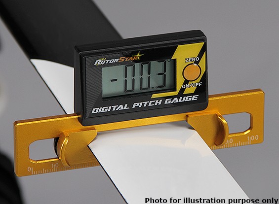 RotorStar Digital Pitch Gauge for Helicopters 250 700 size