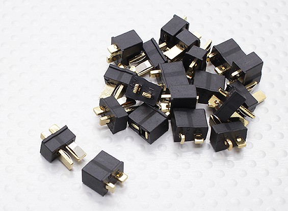 Deans style T Plug Connector RC Airsoft Male & Female Pairs 1-50 pairs UK STOCK 