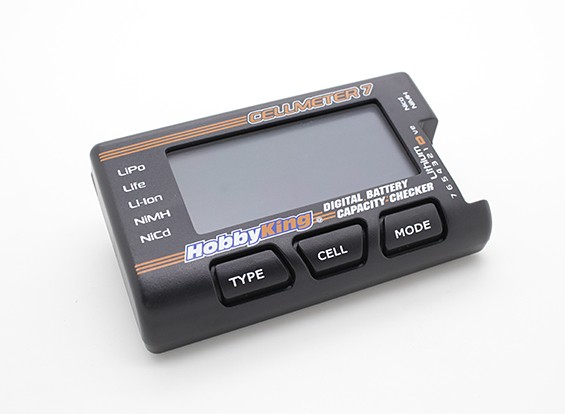 kompatibel mit LiPo Create Idea Professional CellMeter-7 Digitaler Akku-Kapazit/ätspr/üfer