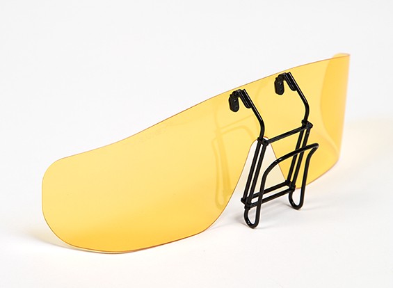 Yellow clip on sunglasses polarized hot sale