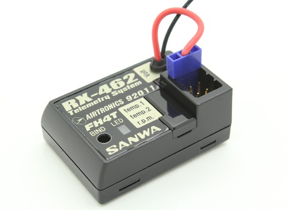 正規店仕入れの Sanwa/Airtronics 4CH Response Super FHSS-4T 2.4GHz RX-462 ホビーラジコン