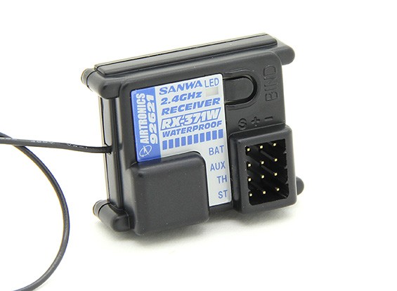 SANWA RX-37W Channel FHSS-2 2.4Ghz Receiver RX37W Waterproof SANWA RX-37W Channel FHSS-2 2.4Ghz Receiver RX37W Waterproof