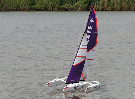 Skate 1000 Trimaran Sailboat 1700mm RTS Ready to Sail