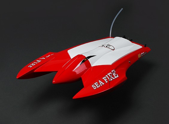 最大10%OFFクーポン Sea Fire Brushless Twin-Hull R/C Boat (662mm) (P&P) ホビーラジコン