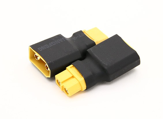 ELFCULB XT60 a XT90 Adattatore 4 pezzi 12AWG XT60 femmina a XT90 maschio cavo connettore per RC Lipo Drone batteria (15,2 cm