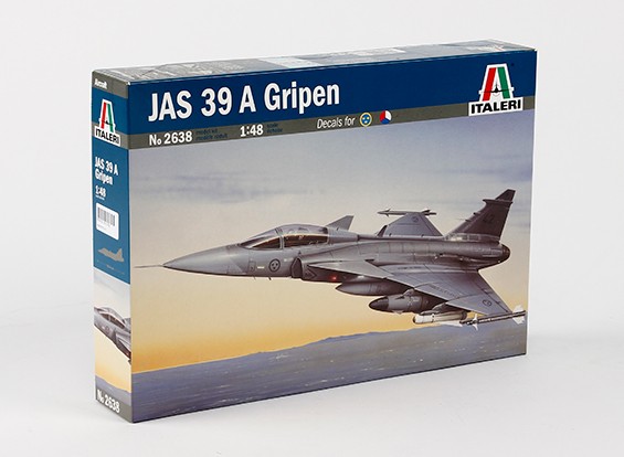 Italeri Jas 39 A Gripen 1//48 Aircraft Kit 2638